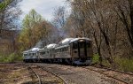 The RDC's on an eastbound photo run-by at Gordon